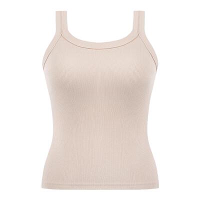 外穿显瘦白色内搭背心女收副乳