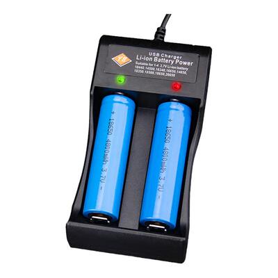 18650充电器3.7强光头灯推剪风扇