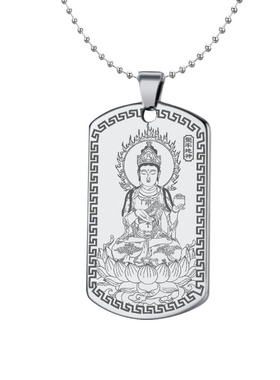 坚牢地神吊坠男女款定制项链