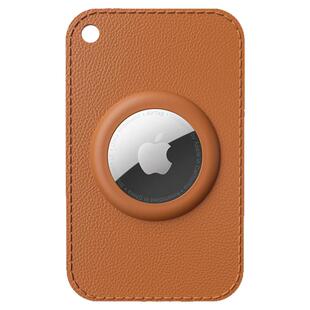 适用苹果airtag保护卡片保护套创意卡片式皮纹airtags钱包Tag卡套防丢跟踪定位壳追踪器保护壳全包软壳挂件