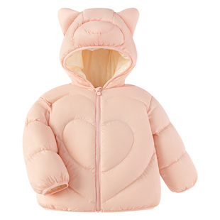 巴拉巴拉童装儿童羽绒服男童女童连帽外套2025新款秋冬装宝宝可爱