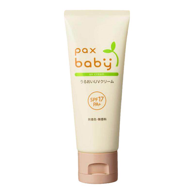 日本太阳油脂PaxBaby婴幼儿童保湿防晒霜40g物理防晒临期27年4月