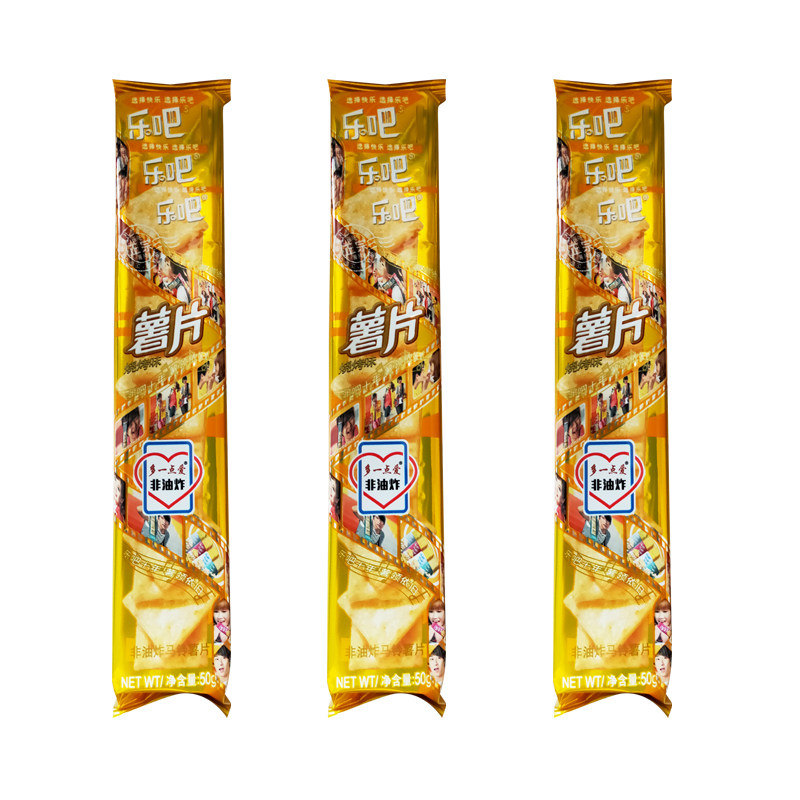 乐吧薯片8090后怀旧小吃饼干