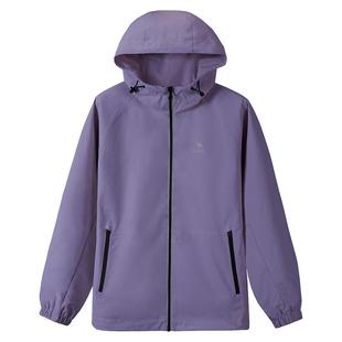 骆驼运动风衣女2025秋冬新款梭织连帽外套防泼水夹克简约时尚百搭