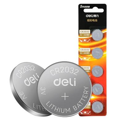 得力cr2032单卡包装纽扣电池