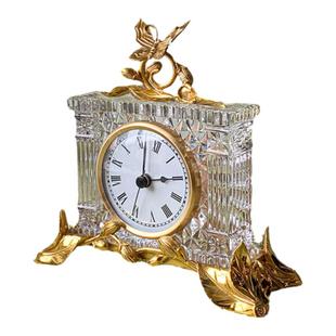 从今往后HomeDecor-CFSS427-蝴蝶黄铜水晶台钟