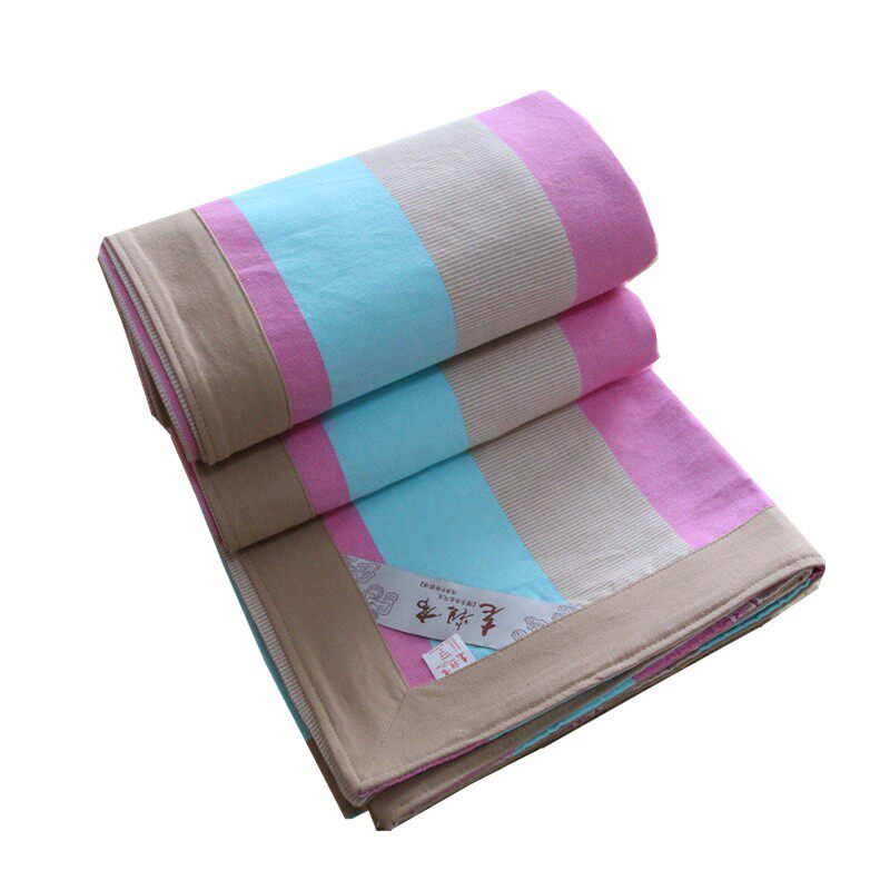 出口法国精梳纯棉老粗布凉席三件套加密加厚床单空调席1.5米1.8床