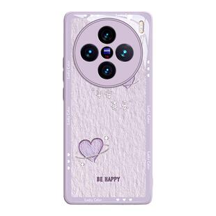 油画爱心适用vivox100手机壳新款x100pro玻璃壳X90保护套Pro+镜头全包x200防摔S的mini女款por外壳ultra后pr0