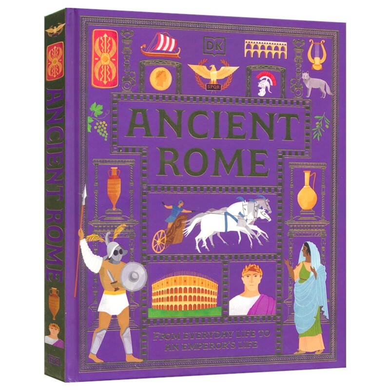 DK 古代史系列 古罗马 Ancient Rome 儿童历史读物 科普知识绘本 青少年百科读物 精装 英文原版进口童书