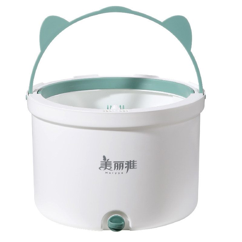 美丽雅拖把清污分离拖把桶旋转拖甩干自动脱水洗脱一体净污免手洗