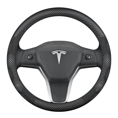 特斯拉Model3翻毛皮方向盘套