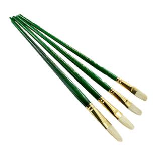 中盛画材  油画笔猪鬃 猪毛渝鬃 丙烯笔水粉笔水彩笔F262