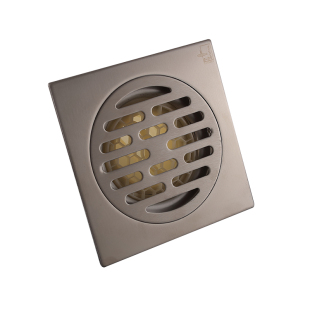 潜水艇地漏 GF75-12B 大面板12X12cm不锈钢 75/100管道淋浴露台