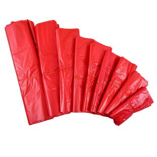 垃圾袋批发家用加厚便宜背心袋卫生间厨房酒店塑料袋红色手提式