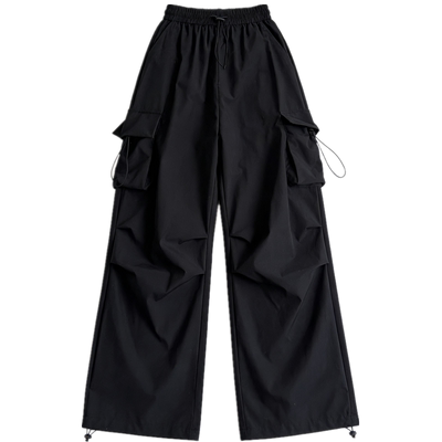 Quick drying wide leg leg bound pants women 速干阔腿束脚长裤