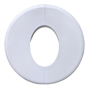 空调孔装饰盖加宽斜管洞口遮挡神器椭圆形边大号分体遮丑堵洞盖板