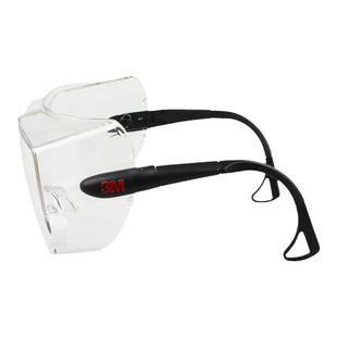 3M护目镜可戴近视眼镜骑行透明防护眼罩电动车防风防冲击防尘防雾