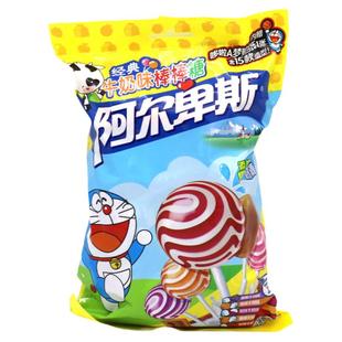 阿尔卑斯棒棒糖高级牛奶味硬糖儿童节多口味可乐柠檬网红零食糖果