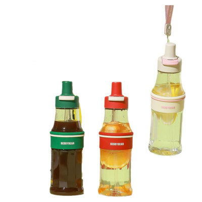 杯具熊激浪双饮塑料杯大容量小学生夏季直饮吸管便携运动吸管水杯