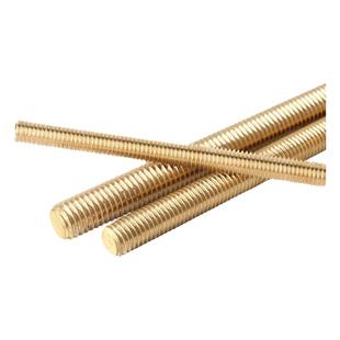 铜丝杆黄铜牙条铜全牙螺柱牙棒螺杆丝杆M3M4M5M6M10M12M14M16M20