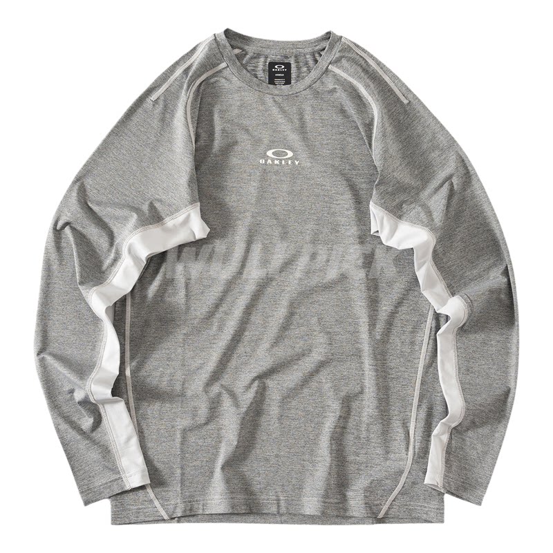 现货OAKLEY欧克利 O FIT RC LS TEE 吸湿透气速干机能运动长袖T恤