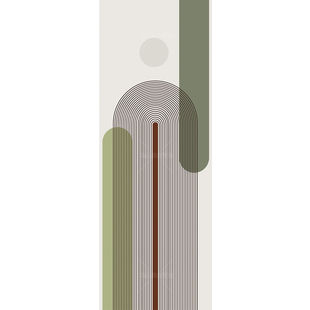北欧简约装饰卫生间门贴画租房改造厕所门贴纸防走光遮丑贴膜防水