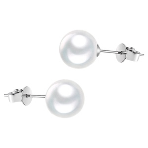 LAPRAFANY吉尔德维纳斯澳白海水珍珠18k金百搭耳饰耳环简单耳钉