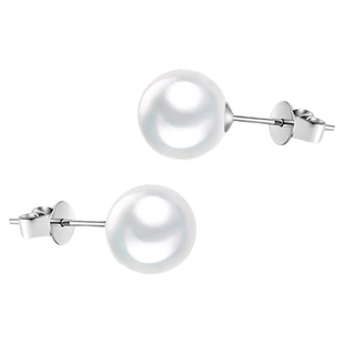 简约百搭 LAPRAFANY吉尔德维纳斯澳白海水珍珠耳钉18k金耳饰耳环