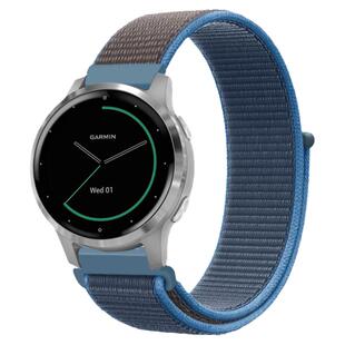 佳明Garmin Move 165 245 255 265尼龙手表带Style回环魔术贴vivoactive3弹力编织男女通用透气Venu2 sq2腕带