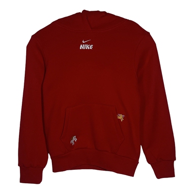 NIKE耐克Jordan卫衣小童26春季新款红色针织运动套头衫IU5339-657