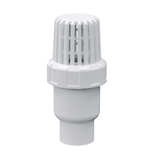 pvc底阀过滤活接止回阀塑料水管配件止逆阀2寸20 25 32 40 50mm