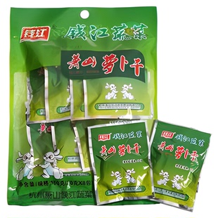 钱江萧山萝卜干下饭开胃菜下饭菜160g/1袋