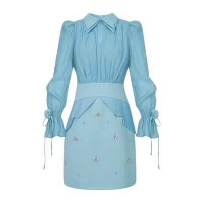 秋冬设计感超好看衬衫连衣裙