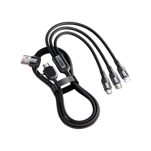 240W超级快充充电线二拖三数据线三合一手机适用于安卓苹果vivo闪充OPPO车载小米三头多功能五合一