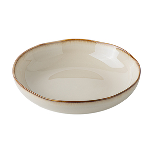 悠瓷 黄卡夫系列餐具复古陶瓷碗家用饭碗汤面碗创意碗碟碗盘组合