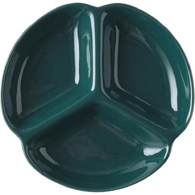 餐具健身陶瓷儿童分格沙拉盘