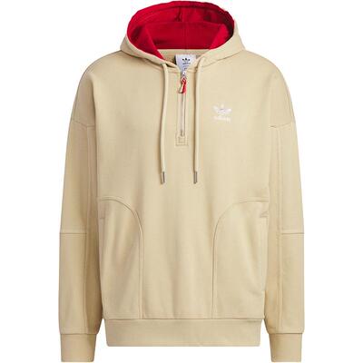 Adidas/阿迪达斯官方正品三叶草春季男子休闲简约连帽卫衣HY7282