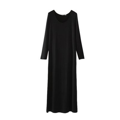 春秋长袖连衣裙大码宽松打底裙