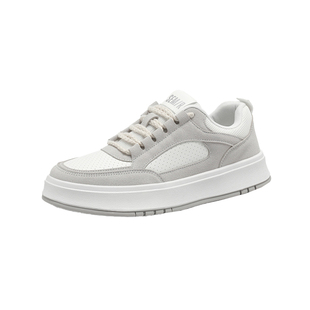 Semir男鞋板鞋2026春季新款百搭厚底小白鞋男士轻便休闲运动鞋子