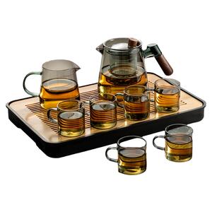 【品质优选】加厚玻璃茶具套装