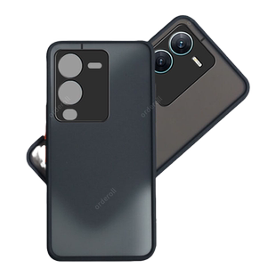 适用vivos15手机壳s15pro透明磨砂V2203A硅胶vovos全包viv0保护vovis套vivis男por女viovs防摔vⅰvos2207硬p