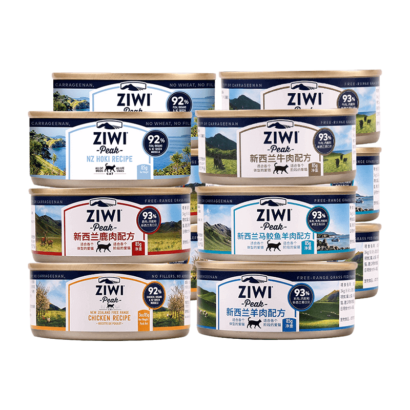 自营Ziwi主食罐混合味全价猫湿粮