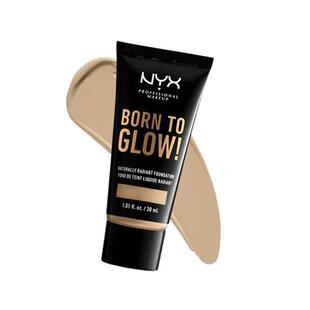 现货NYX BORN TO GLOW橄榄皮粉底液07号nude光泽自然裸持妆控油