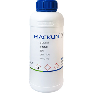 L-亮氨酸 白氨酸 18种氨基酸标准品 生物化学实验 麦克林试剂代购