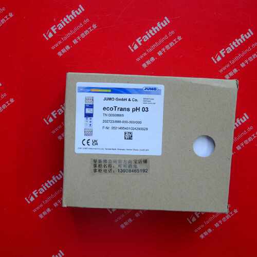 议价Jumo 00508665 久茂全新PH值变送器 202723 ecoTRANS pH 03