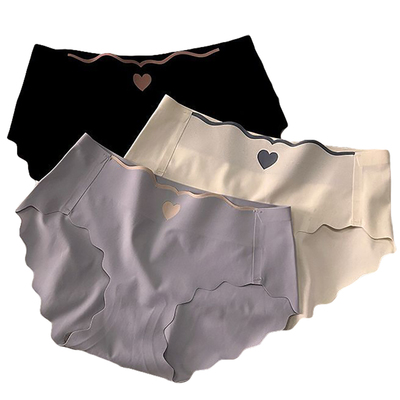 【超好看4条】无痕内裤女冰丝