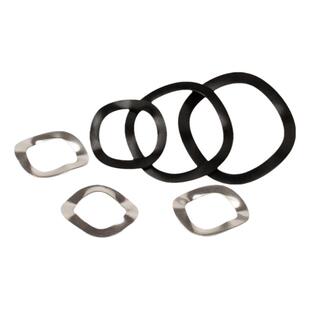 黑色锰钢波形垫圈304不锈钢弹簧弹性波浪垫片垫圈轴承波形垫片