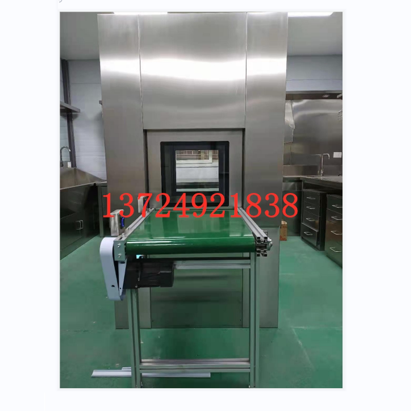 风淋室货淋室全自动感应输送带通道口传送带传递窗电动升降传递窗