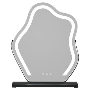 云朵镜子化妆镜台式桌面led带灯梳妆镜家用梳妆台镜子补光美妆镜