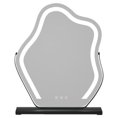 云朵化妆镜带灯补光桌面台式镜子